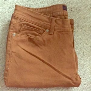 Brown jordache skinny jeans size 12